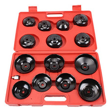 Carica l&#39;immagine nel visualizzatore di Gallery, CCLIFE 15 pezzi universale filtro olio Chiavi per a tazza... - Ilgrandebazar