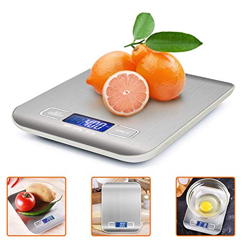 iKALULA Bilancia da Cucina Digitale, Alta Precisione Misurazione 1g a 5kg... - Ilgrandebazar