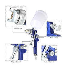 Carica l&#39;immagine nel visualizzatore di Gallery, KKmoon 2 Pezzi Pistola per Verniciare Set di Macchine Aerografo con... - Ilgrandebazar