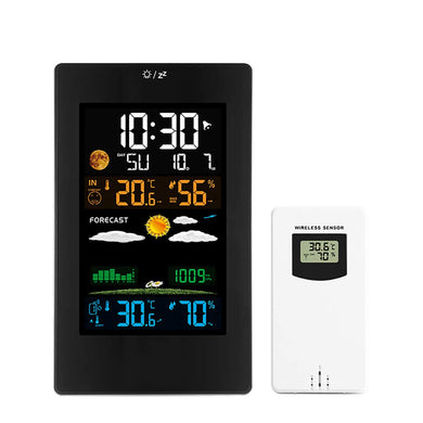 ONEVER Stazione meteorologica, barometro Wireless Termometro Medium, As Shown - Ilgrandebazar