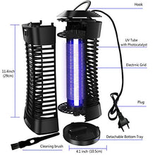 Carica l&#39;immagine nel visualizzatore di Gallery, Zanzariera Elettrica, 6W LED Lampada Antizanzare Elettrico Insetticida di...