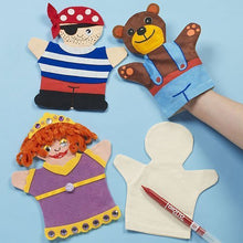 Carica l&#39;immagine nel visualizzatore di Gallery, Baker Ross Marionette da Mano in Tessuto per Bambini Creare, Decorare e... - Ilgrandebazar