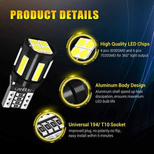 Carica l'immagine nel visualizzatore di Gallery, Canbus T1 501 W5W 194 168 9SMD 2835 Sostituzione lampadine a LED Versione 3.
