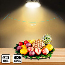 Carica l&#39;immagine nel visualizzatore di Gallery, Kdp Lampadine Alogene Gu5.3 Mr16 5W Led, Equivalenti A 50W, Bianco Caldo