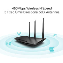 Carica l&#39;immagine nel visualizzatore di Gallery, TP-Link TL-WR940N Router Ethernet Wi-Fi N450 Mbps a 2.4 GHz, 5 N450, Nero - Ilgrandebazar