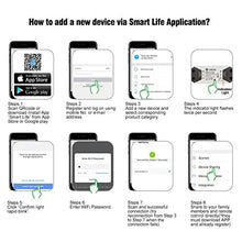 Carica l&#39;immagine nel visualizzatore di Gallery, eMylo Smart WiFi Light Switch Modulo di commutazione relè wireless 6 pacchi