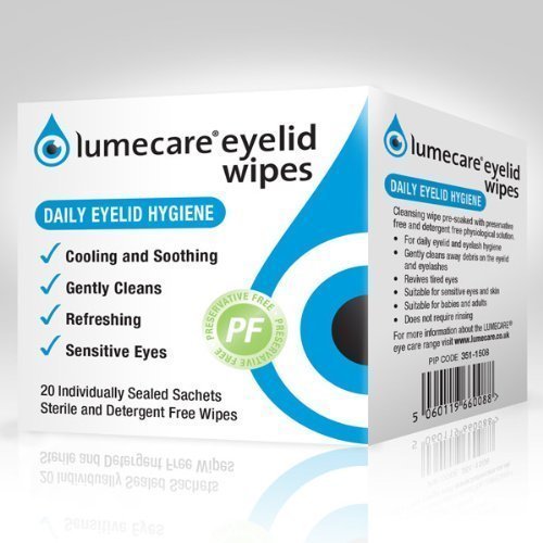 LUMECARE - Salviette occhiEYELID WIPES, 20 pz. - Ilgrandebazar