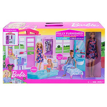 Carica l&#39;immagine nel visualizzatore di Gallery, Barbie Loft con Bambola, Casa a 1 Piano, Portatile Piscina e Accessori,... - Ilgrandebazar