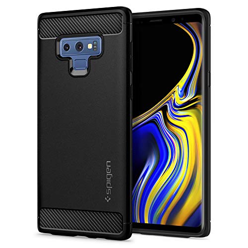 Spigen Rugged Armor Cover Galaxy Note 9, assorbimento acustico e Nero opaco - Ilgrandebazar