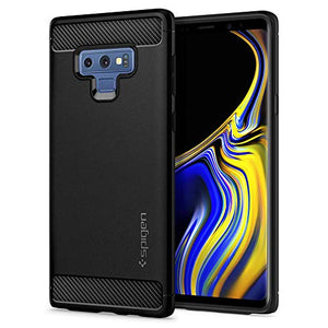Spigen Rugged Armor Cover Galaxy Note 9, assorbimento acustico e Nero opaco - Ilgrandebazar