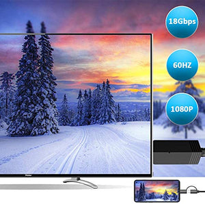 Weton Cavo MHL con Micro USB e Type C, 2 in 1 Adattatore a HDMI 1080P 2M con...