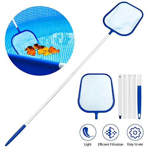 Familybox Retino per Piscina, Retina Raccogli Foglie e Insetti con 1.2M...