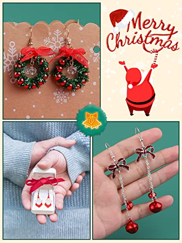 Orecchini di Babbo Natale e renne con fiocco rosso: gioielli natalizi per le feste - Italia Orecchini di Babbo Natale e renne con fiocco rosso: gioielli natalizi per le feste - Italia