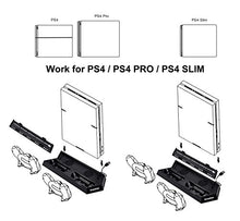 Carica l'immagine nel visualizzatore di Gallery, [PS4 PRO/SLIM / Classico] KingTop Doppia Stazione Ricarica Controller con...