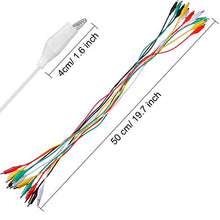 Carica l&#39;immagine nel visualizzatore di Gallery, eBoot 30 Pezzi Cavi con Coccodrillo Clip per Test, 19,7 Pollici - Ilgrandebazar