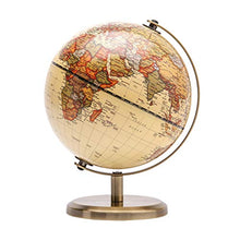 Carica l&#39;immagine nel visualizzatore di Gallery, Exerz 14cm Mappamondo Antico - Mappa inglese - Supporto in metallo
