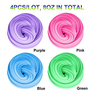 SWZY Fluffy Slime Supplies, Floam with Colorful Foam Fruit - Ilgrandebazar