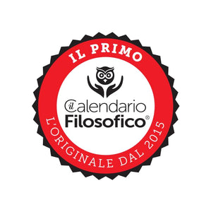 Il Calendario Filosofico 2024, Il Primo e L'Originale Calendario da Tavolo con 365 Giorni di Frasi Filosofiche, Leggi Ogni Giorno Una Frase, Ideato e Creato a Bologna, Formato A6 da 10x14 cm