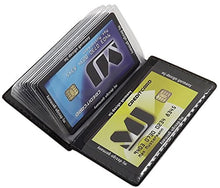 Carica l'immagine nel visualizzatore di Gallery, Porta carte di credito con 12 scomparti MJ-Design-Germany Design 2 / Nero