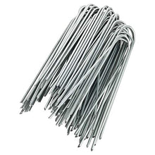Carica l&#39;immagine nel visualizzatore di Gallery, GardenMate 50x Picchetti di Ancoraggio in Acciaio ZINCATO Lunghi 50