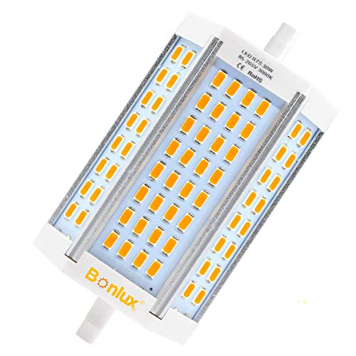 Bonlux R7s 118mm LED Dimmerabile 30W, 30W Dimmerabile, Bianco Calda - Ilgrandebazar
