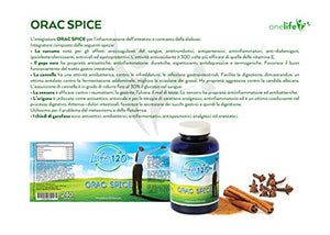 Orac Spice di Life 120 | 240 compresse Curcuma, Zenzero, Pepe Nero,...