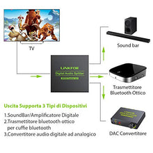 Carica l'immagine nel visualizzatore di Gallery, LiNKFOR 1X3 Splitter Ottico Audio 3 Porte 5.1CH SPDIF 1pz 1M Cavo - Ilgrandebazar