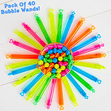 Carica l&#39;immagine nel visualizzatore di Gallery, KreativeKraft Bolle di Sapone, Confezione da 40 Tubetti Sparabolle Sapone...