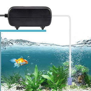 IREENUO Air Pump for Aquarium Generating Oxygen No Noise with 1 tube uk