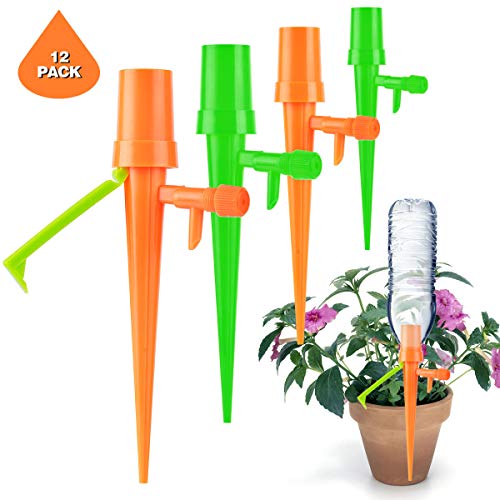 JOLVVN Irrigazione Goccia Automatica, Giardino Gocciolante Gocciolatore Cono...