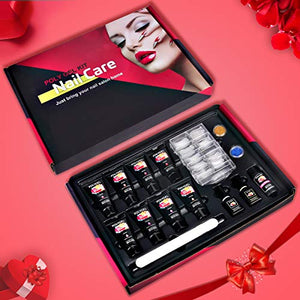 Gel per Unghie Ricostruzione Kit, Mysweety 8 Colorati Poly professionale...