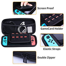 Carica l'immagine nel visualizzatore di Gallery, HEYSTOP Custodia Switch, Switch Cover Trasparente con HD Black