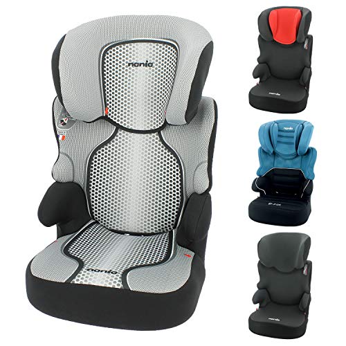 mycarsit Rialzo Con Schienale, Gruppo 2/3 (da 15 a 36 kg), Grigio grigio