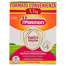 Carica l&#39;immagine nel visualizzatore di Gallery, Plasmon Nutri-Mune 4 Latte in Polvere Stage 4, Special Pack, 1100 g