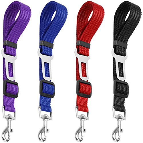 4 pezzi regolabile Pet Dog Cat cintura, Yucool sicurezza porta veicolo auto... - Ilgrandebazar