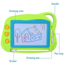 Carica l&#39;immagine nel visualizzatore di Gallery, AiTuiTui Lavagna Magnetica per Bambini, 4 Colori Colorati Lavagnetta Verde