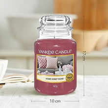 Carica l&#39;immagine nel visualizzatore di Gallery, Yankee Candle Candela profumata in giara grande | Home Sweet Home | Durata Fino a 150 Ore