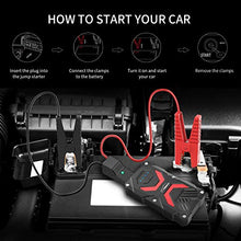 Carica l&#39;immagine nel visualizzatore di Gallery, YABER Avviatore Emergenza per Auto, 1000A 13800mAh Batteria Auto...