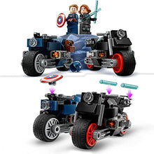 Carica l&#39;immagine nel visualizzatore di Gallery, LEGO 76260 Marvel Motociclette di Black Widow e Captain America, Set Avengers Age of Ultron con 2 Supereroi e Moto Giocattolo, Giochi per Bambini e Bambine dai 6 Anni