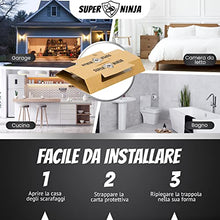 Carica l'immagine nel visualizzatore di Gallery, Super Ninja Trappola per Scarafaggi - 12 Trappola - Trappola per scarafaggi altamente efficace ed ecologica - Facile da usare - Fino a 3 mesi per trappola