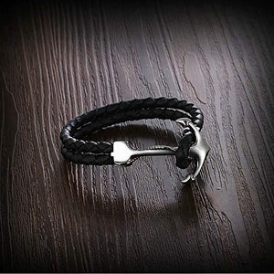 ⭐️ IDEA REGALO Bracciale da Uomo in Vera Pelle | Diversi Modelli e Nero 5