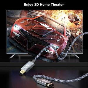 Cavo HDMI 4k Ultra HD [2m],Cavi 2.0 alta velocità Supporta Ethernet 2m