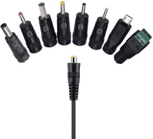 Carica l'immagine nel visualizzatore di Gallery, PChero 24W Alimentatore Universale con 8 Spine CC per 3V-12V Elettronica Domestica e Dispositivi USB - 2000mA Max