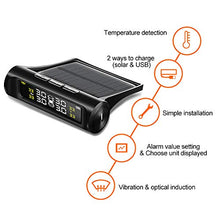 Carica l&#39;immagine nel visualizzatore di Gallery, NWOUIIAY Sistema TPMS di Monitoraggio della Pressione dei Pneumatici... - Ilgrandebazar