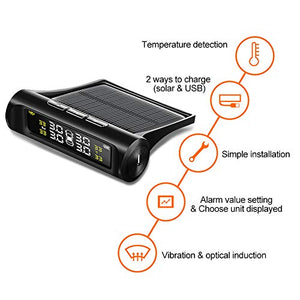NWOUIIAY Sistema TPMS di Monitoraggio della Pressione dei Pneumatici... - Ilgrandebazar