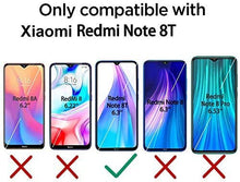 Carica l&#39;immagine nel visualizzatore di Gallery, Flysee Vetro Temperato per Xiaomi Redmi Note 8T, [3 Pezzi] Pellicola Protettiva per Xiaomi Redmi Note 8T, Anti-Graffio, Senza Bolle, 9H Durezza, Custodia Compatible, Facile da Installare