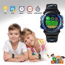 Carica l&#39;immagine nel visualizzatore di Gallery, Orologio da bambini per ragazzi, orologio polso impermeabile 5 ATM con... - Ilgrandebazar