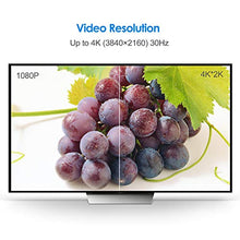 Carica l'immagine nel visualizzatore di Gallery, Rankie Adattatore DisplayPort a HDMI, Risoluzione 4K Convertitore, Nero