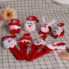 Carica l'immagine nel visualizzatore di Gallery, Mumusuki 8Pcs Natale Cartoon Forma Slap Bracciale Polsino Decorazione Regalo... - Ilgrandebazar