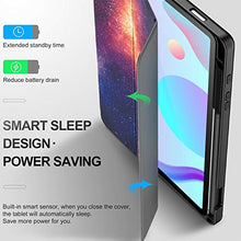 Carica l&#39;immagine nel visualizzatore di Gallery, INFILAND Custodia Cover per Samsung Galaxy Tab S6 Lite 10,4 2020, Z-Galassia